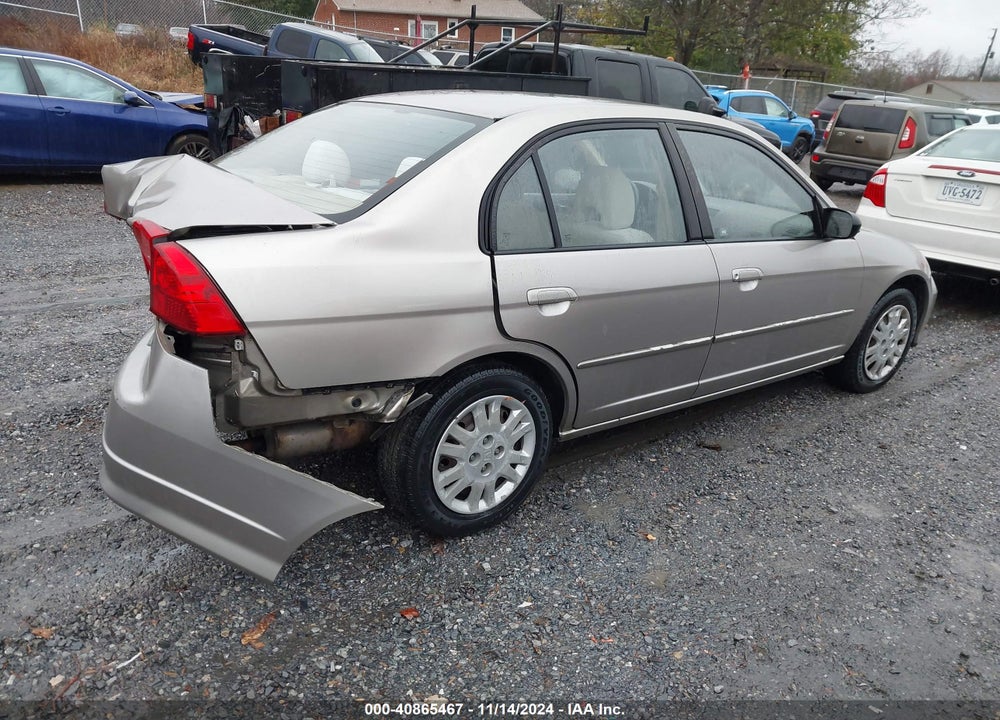2004 HONDA CIVIC LX VIN: 1HGES16564L014886