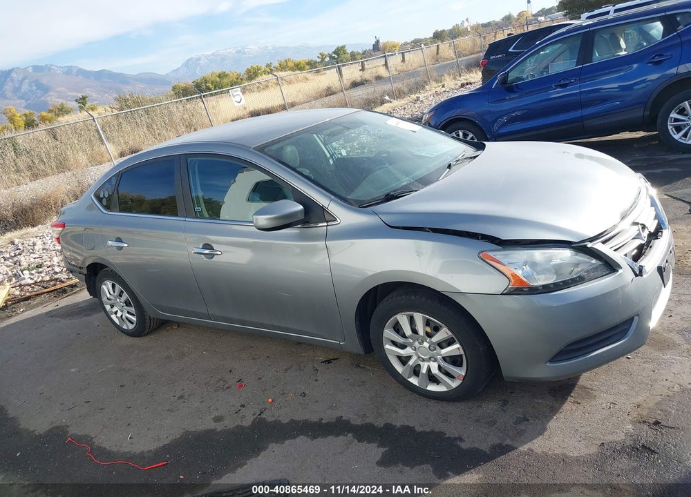 2013 NISSAN SENTRA SV VIN: 3N1AB7AP9DL638293