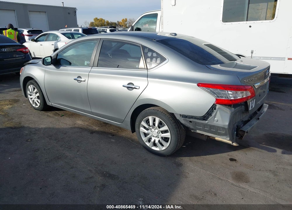 2013 NISSAN SENTRA SV VIN: 3N1AB7AP9DL638293