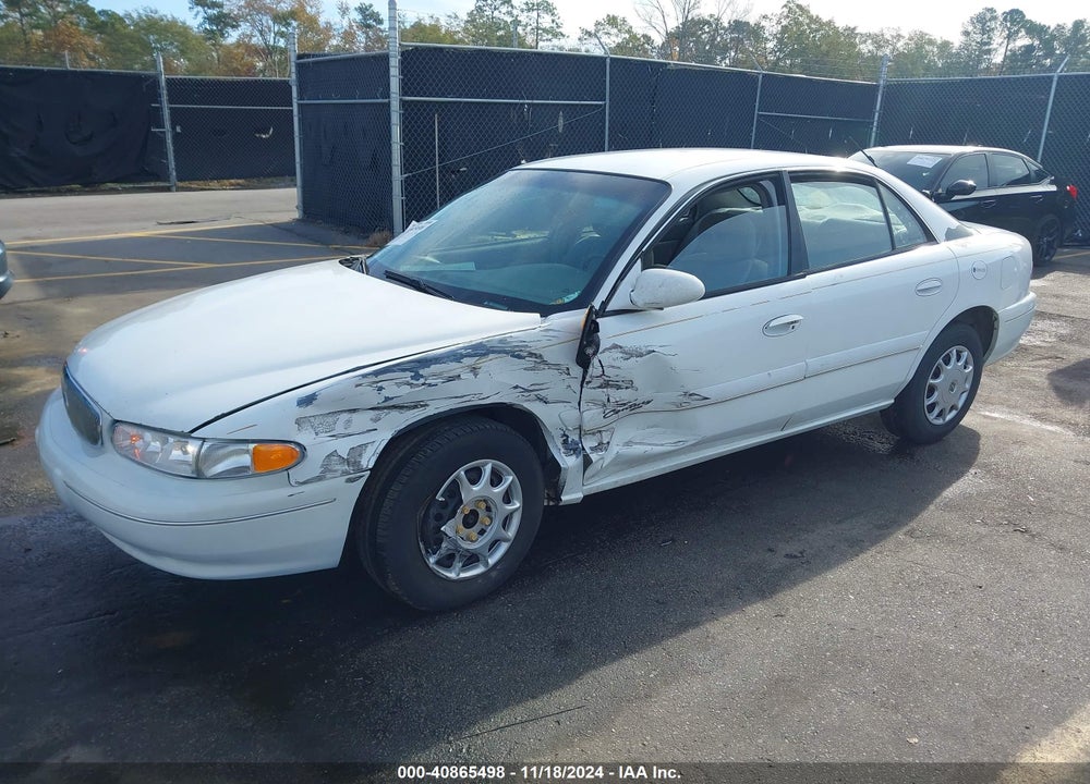 2000 BUICK CENTURY CUSTOM VIN: 2G4WS52J3Y1140014