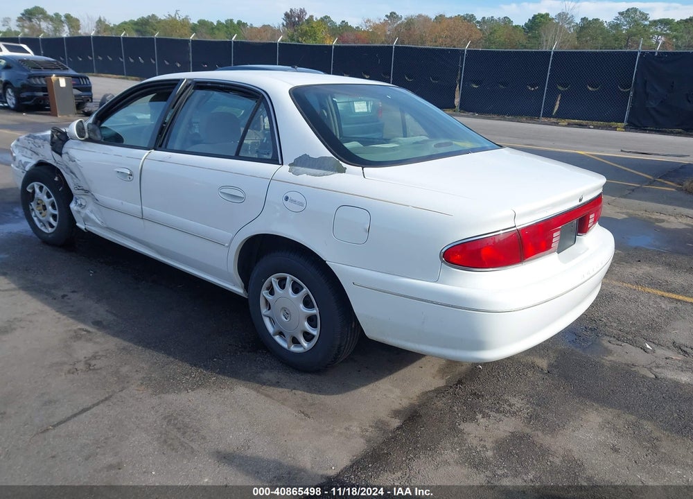 2000 BUICK CENTURY CUSTOM VIN: 2G4WS52J3Y1140014