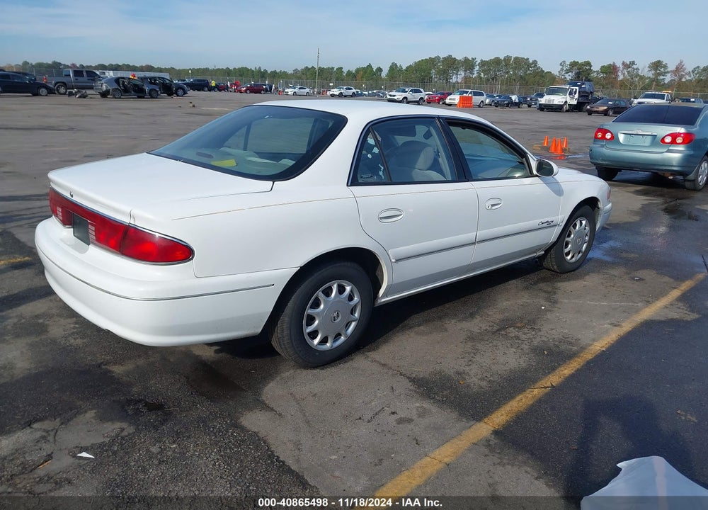 2000 BUICK CENTURY CUSTOM VIN: 2G4WS52J3Y1140014