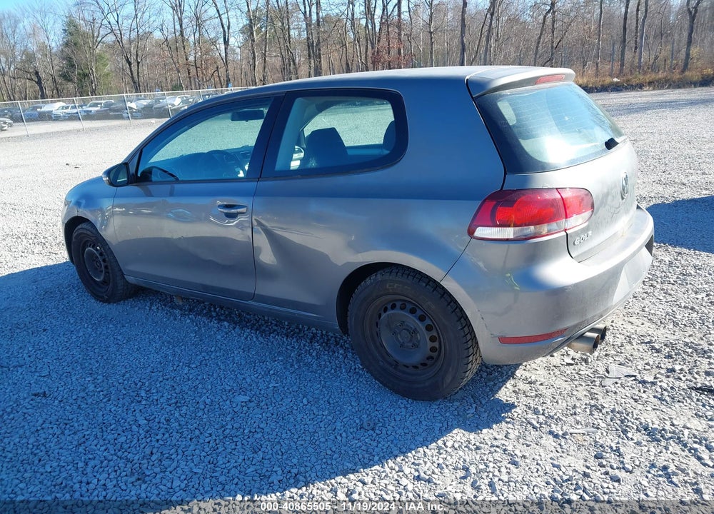 2010 VOLKSWAGEN GOLF 2-DOOR VIN: WVWBB7AJXAW199012
