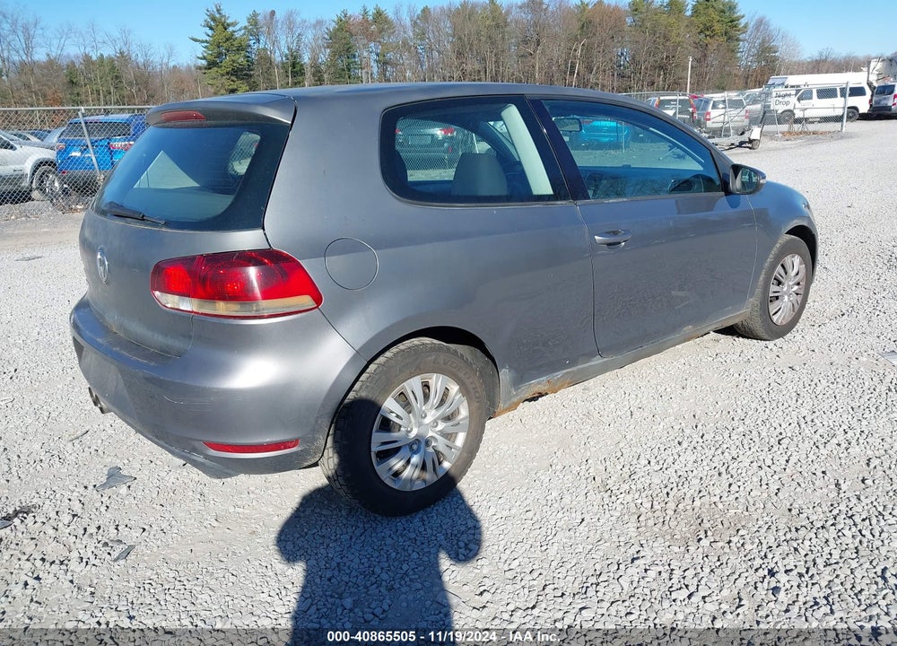 2010 VOLKSWAGEN GOLF 2-DOOR VIN: WVWBB7AJXAW199012
