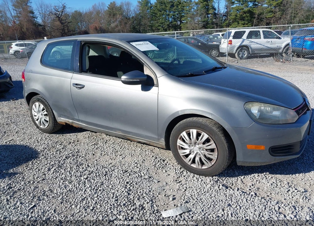 2010 VOLKSWAGEN GOLF 2-DOOR VIN: WVWBB7AJXAW199012
