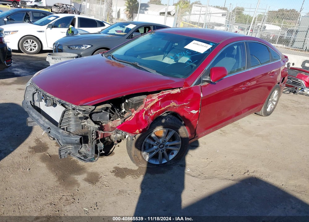 2016 HYUNDAI SONATA SE VIN: 5NPE24AF8GH318262