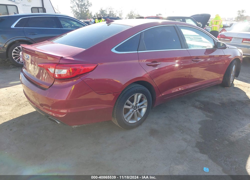 2016 HYUNDAI SONATA SE VIN: 5NPE24AF8GH318262