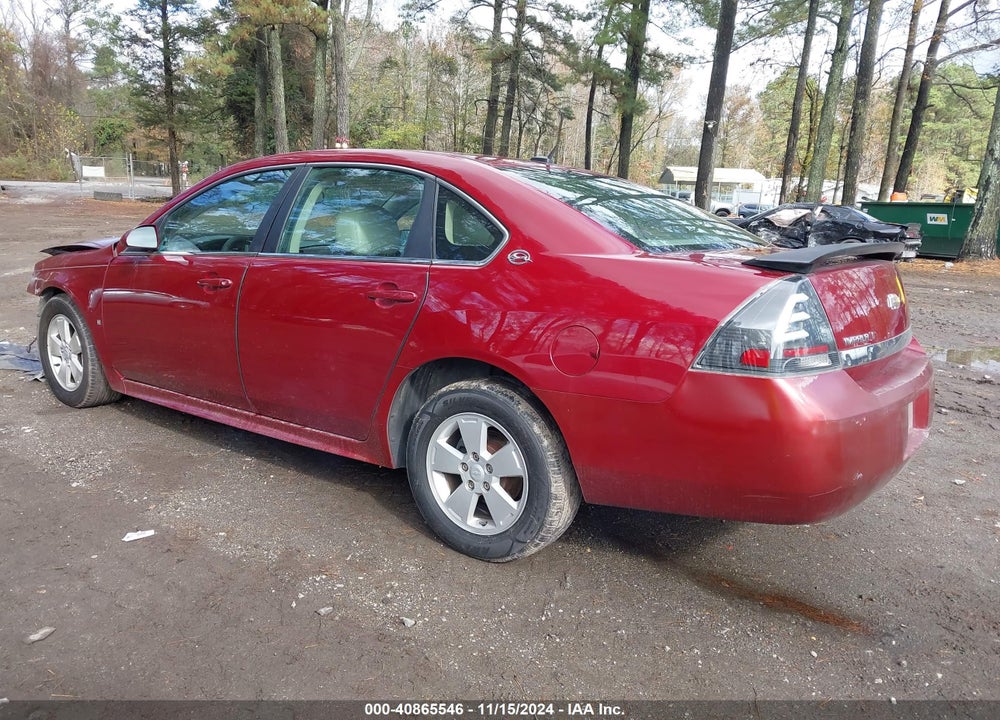 2009 CHEVROLET IMPALA LT VIN: 2G1WT57K691231971
