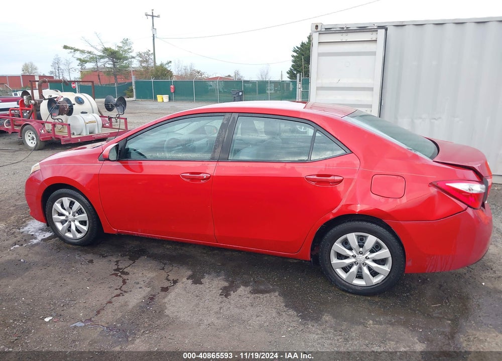 2014 TOYOTA COROLLA LE VIN: 2T1BURHE6EC137071