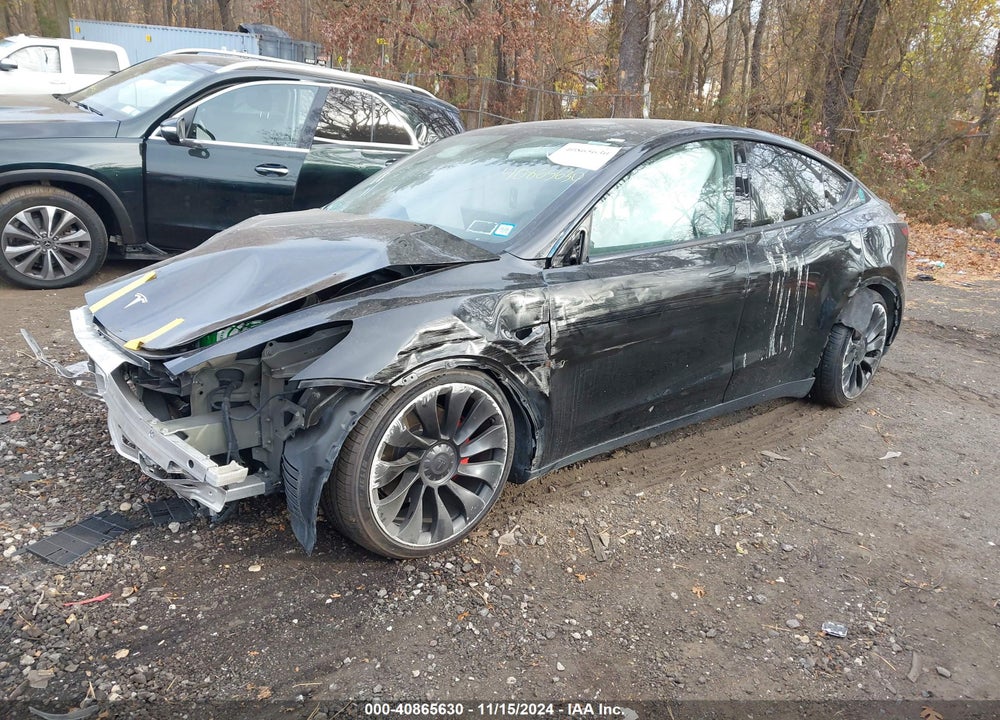 2022 TESLA MODEL Y PERFORMANCE DUAL MOTOR ALL-WHEEL DRIVE VIN: 7SAYGDEF6NF531105