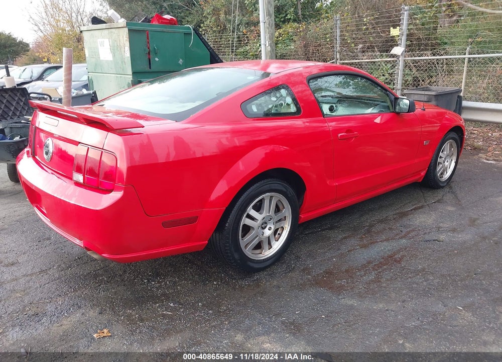 2006 FORD MUSTANG GT VIN: 1ZVFT82H365132620