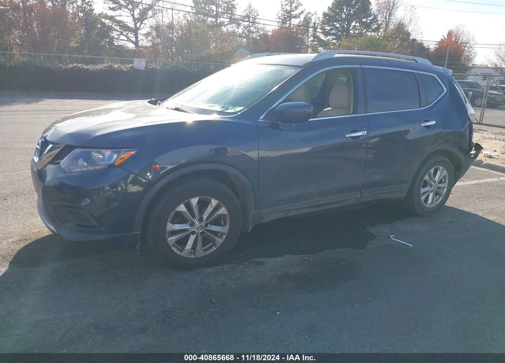 2016 NISSAN ROGUE SV VIN: 5N1AT2MT4GC891054