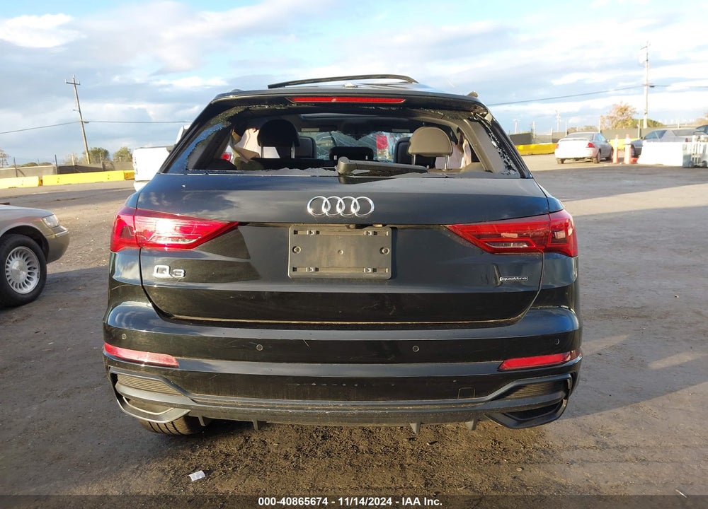 2020 AUDI Q3 PREMIUM PLUS 45 TFSI S LINE QUATTRO TIPTRONIC VIN: WA1EECF38L1036764