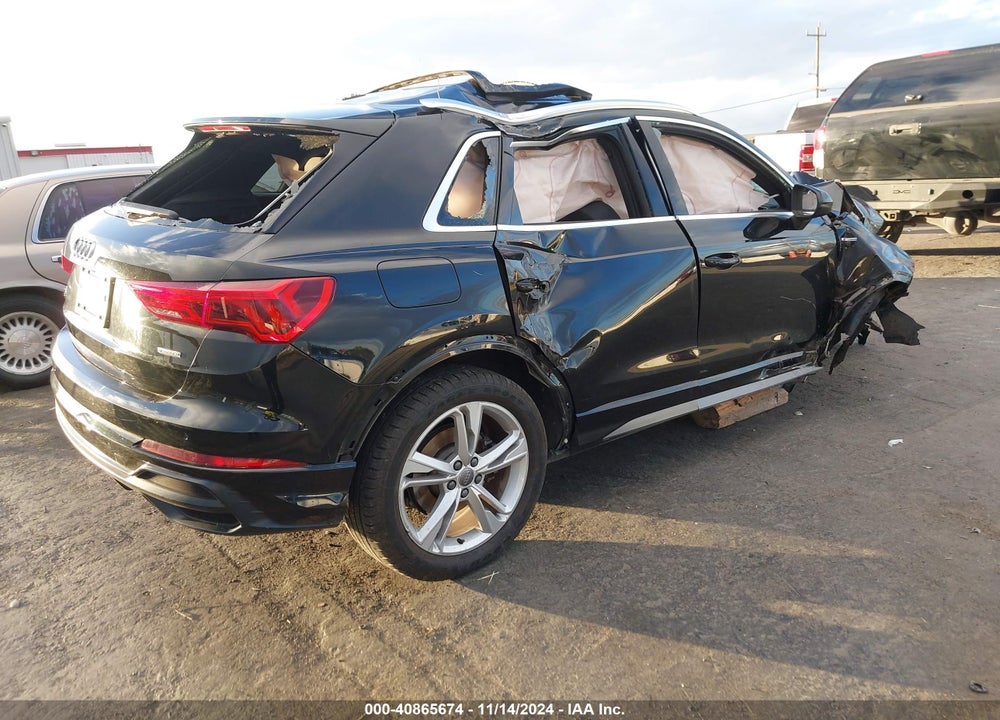 2020 AUDI Q3 PREMIUM PLUS 45 TFSI S LINE QUATTRO TIPTRONIC VIN: WA1EECF38L1036764