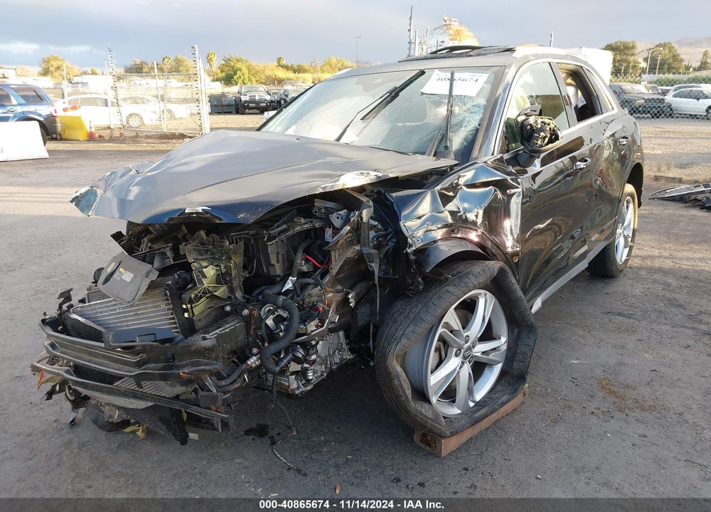 2020 AUDI Q3 PREMIUM PLUS 45 TFSI S LINE QUATTRO TIPTRONIC VIN: WA1EECF38L1036764