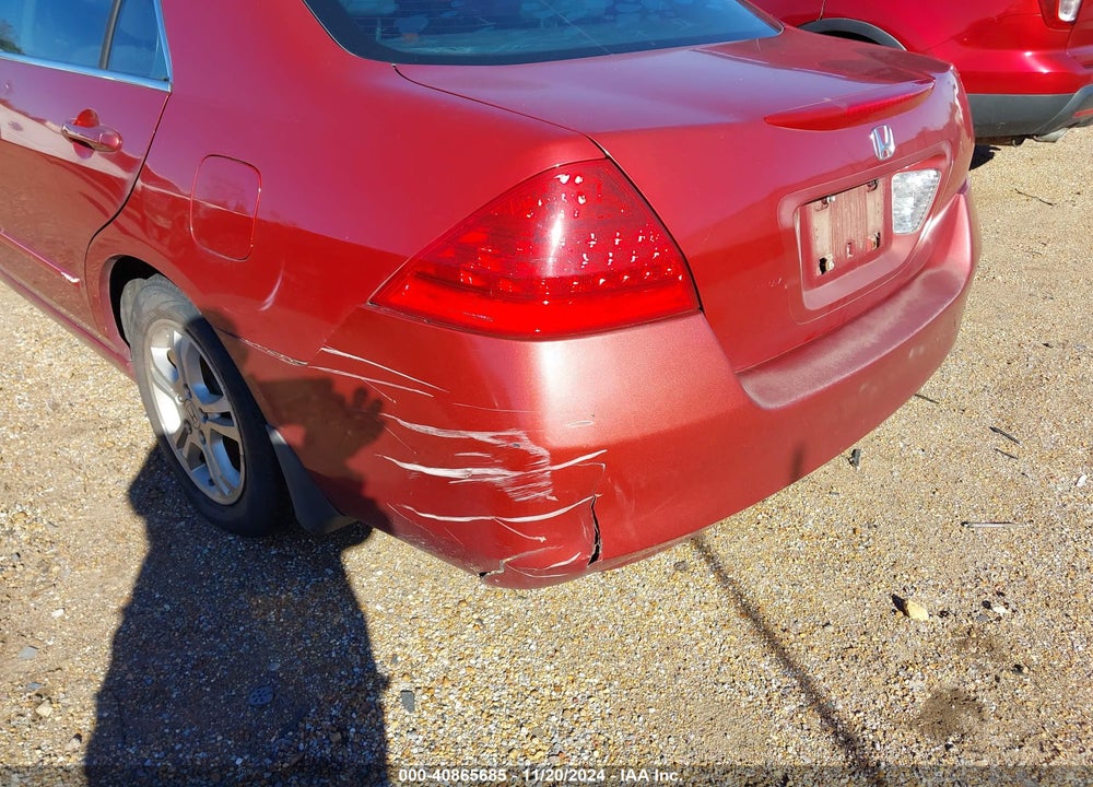 2007 HONDA ACCORD 2.4 SE VIN: 1HGCM56337A165563