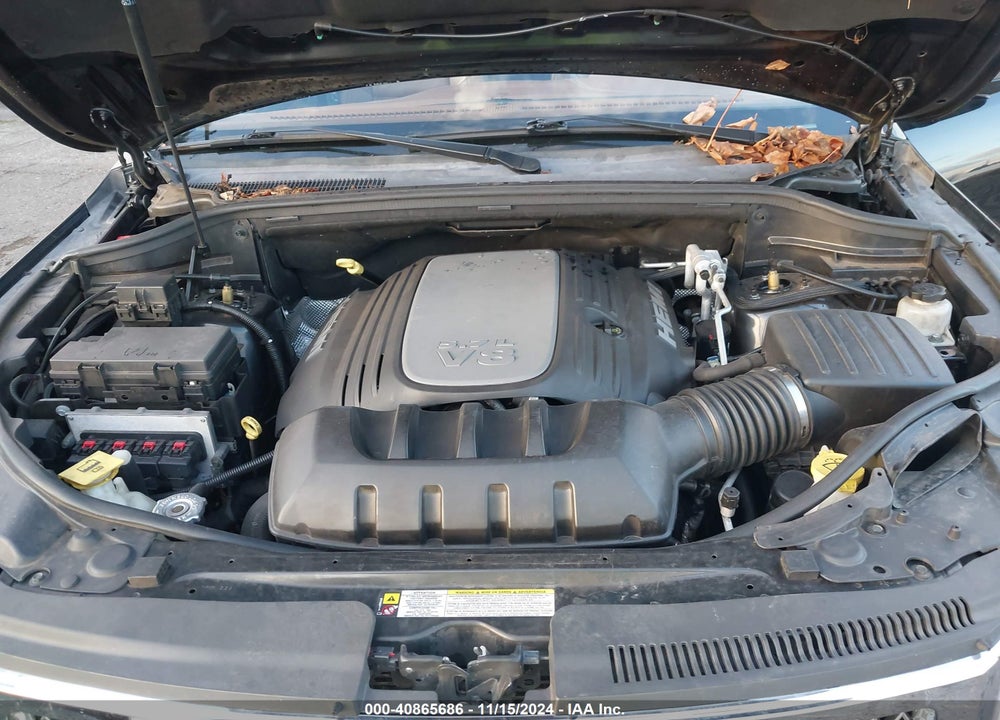 2012 JEEP GRAND CHEROKEE OVERLAND VIN: 1C4RJFCT5CC191947