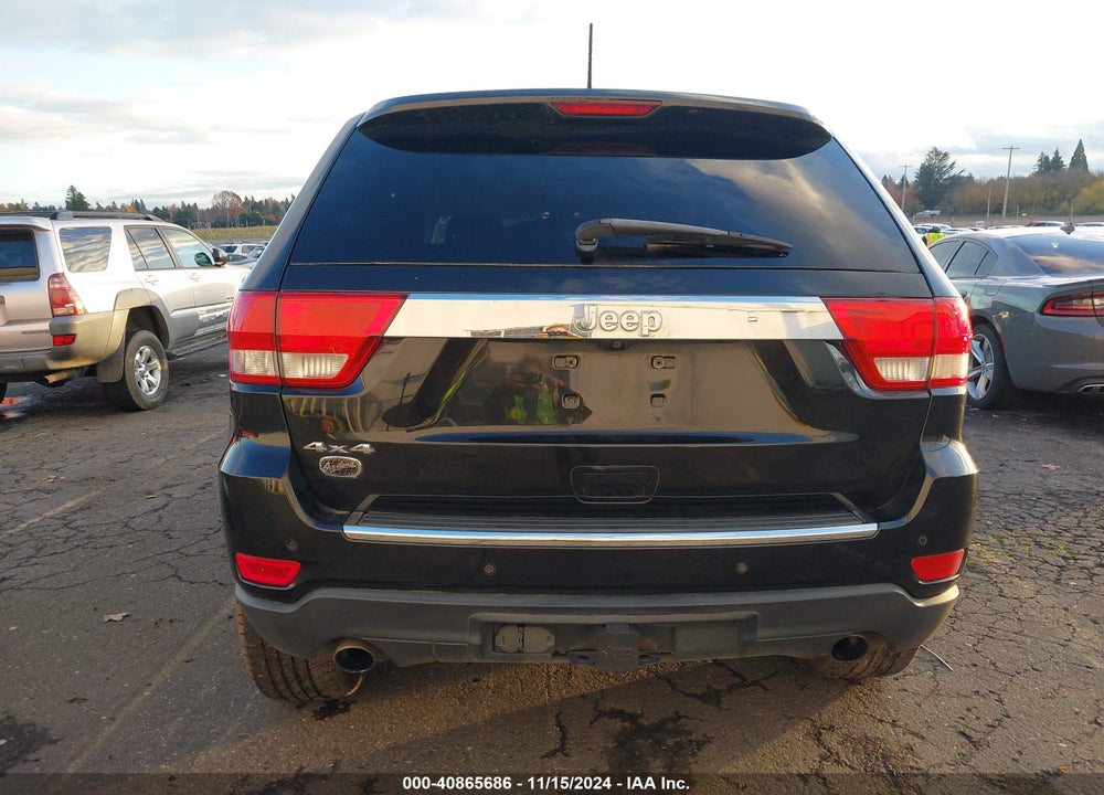 2012 JEEP GRAND CHEROKEE OVERLAND VIN: 1C4RJFCT5CC191947