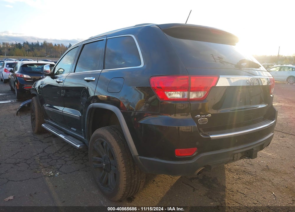 2012 JEEP GRAND CHEROKEE OVERLAND VIN: 1C4RJFCT5CC191947