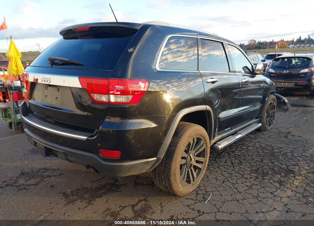 2012 JEEP GRAND CHEROKEE OVERLAND VIN: 1C4RJFCT5CC191947