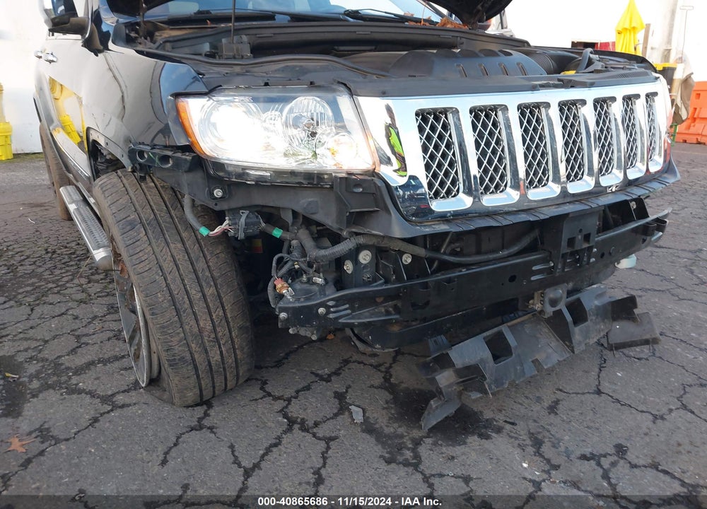 2012 JEEP GRAND CHEROKEE OVERLAND VIN: 1C4RJFCT5CC191947