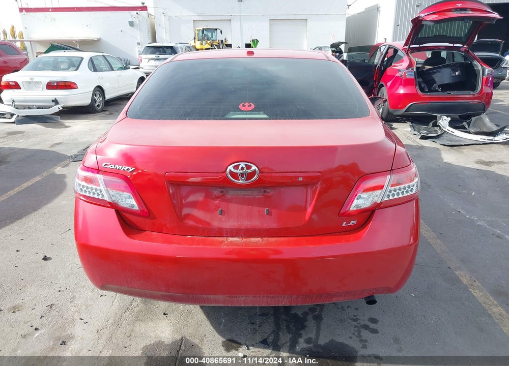 2010 TOYOTA CAMRY LE VIN: 4T1BF3EK3AU078748