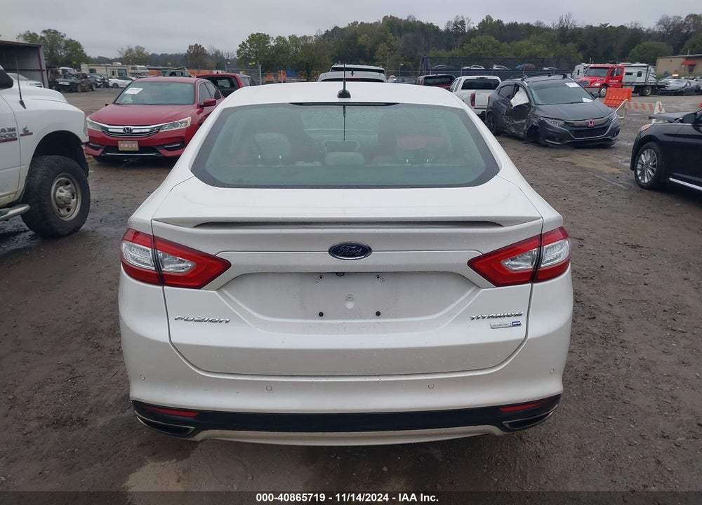 2016 FORD FUSION TITANIUM VIN: 3FA6P0D92GR238530
