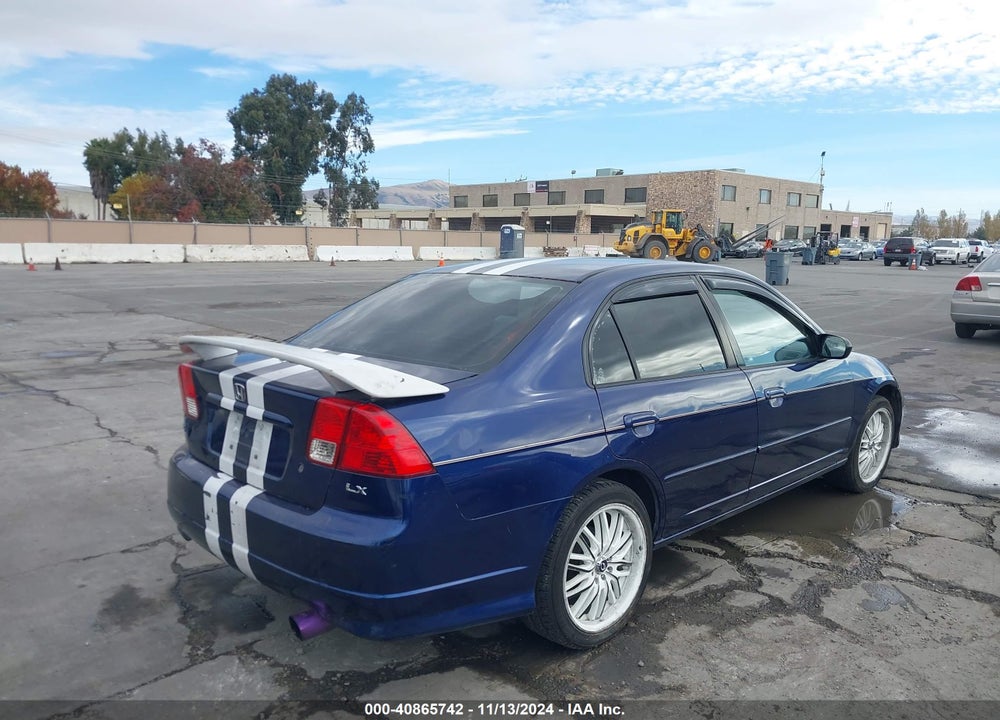 2005 HONDA CIVIC LX VIN: 2HGES165X5H599177