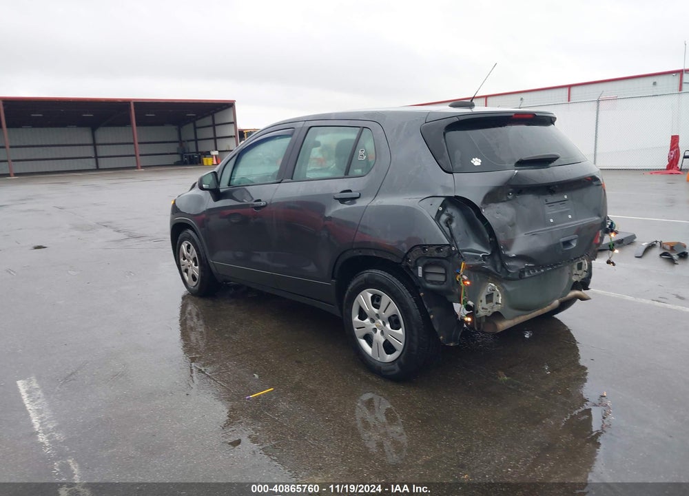 2016 CHEVROLET TRAX 1LS VIN: 3GNCJKSB3GL236604