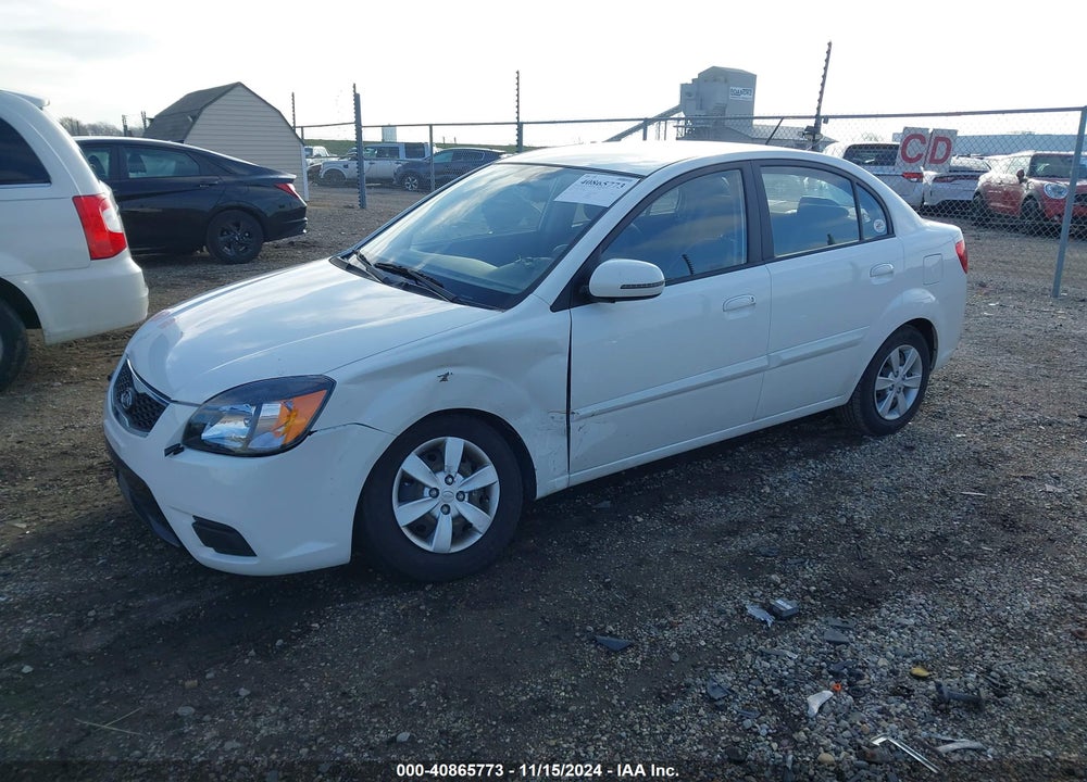 2010 KIA RIO LX VIN: KNADH4A39A6677893