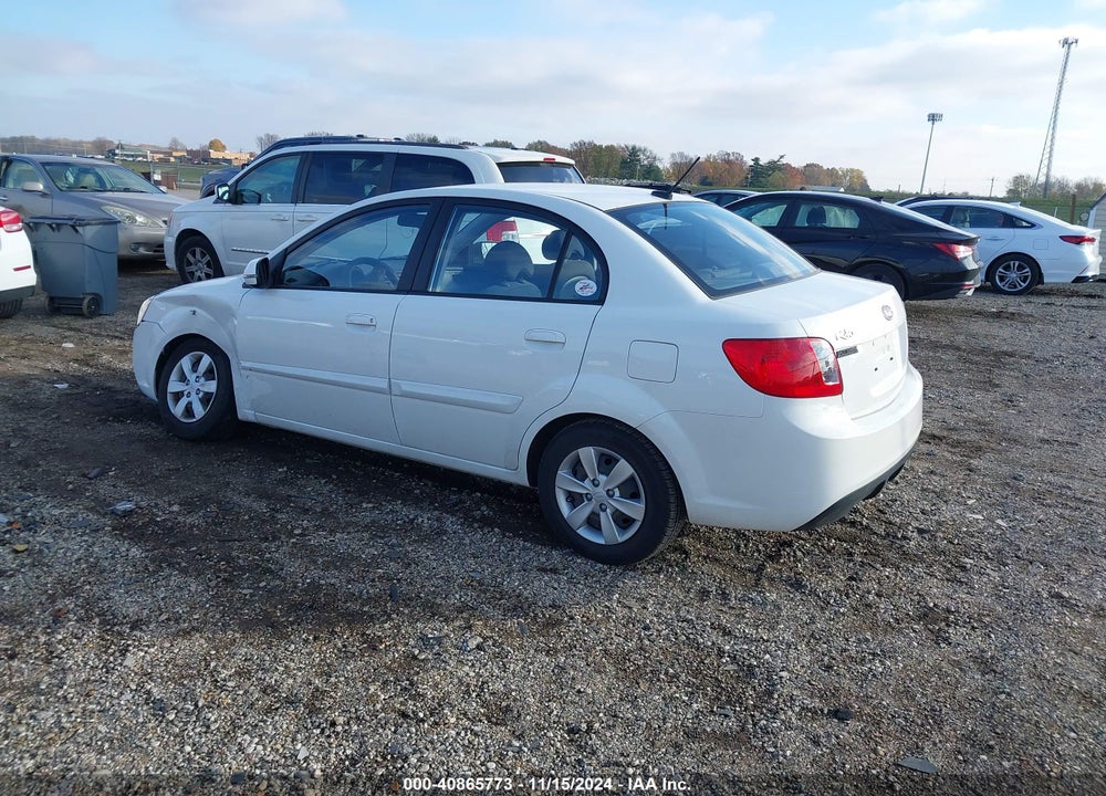 2010 KIA RIO LX VIN: KNADH4A39A6677893