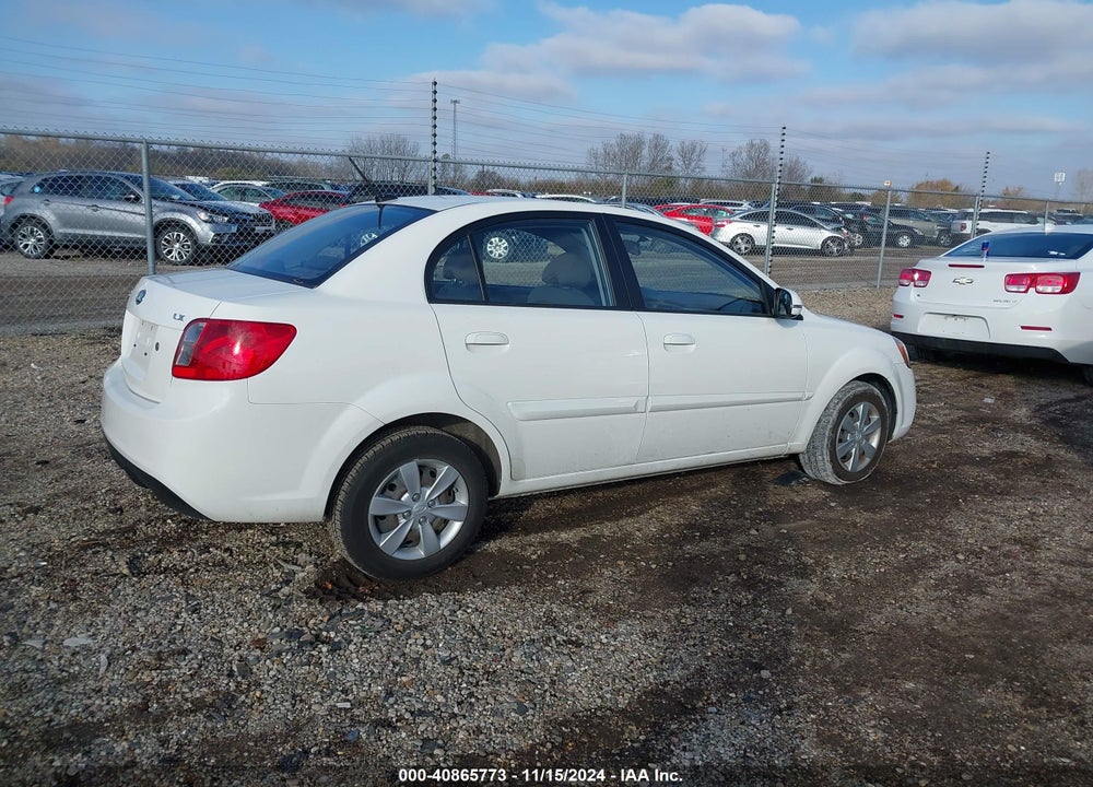 2010 KIA RIO LX VIN: KNADH4A39A6677893