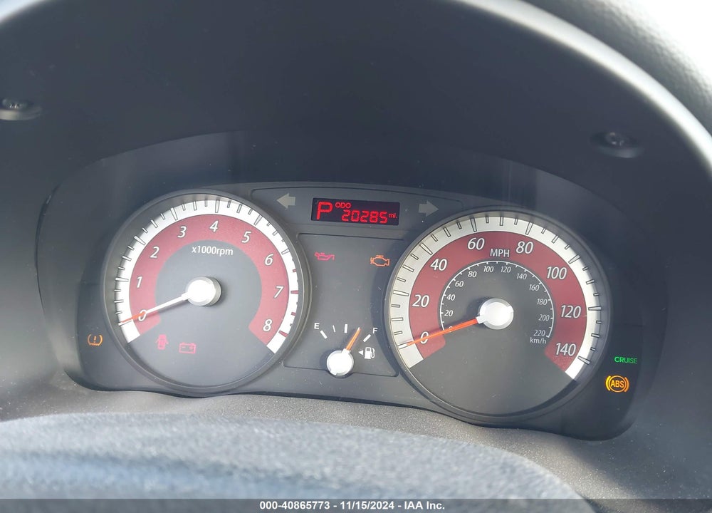 2010 KIA RIO LX VIN: KNADH4A39A6677893