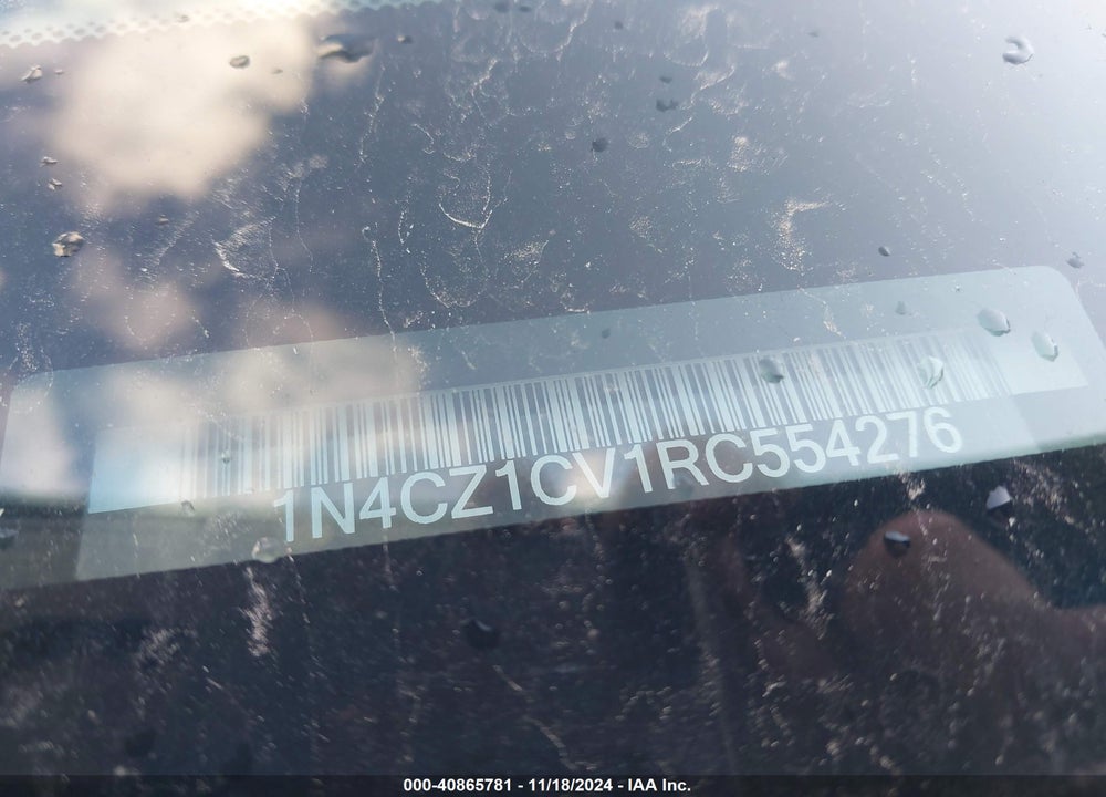 2024 NISSAN LEAF VIN: 1N4CZ1CV1RC554276