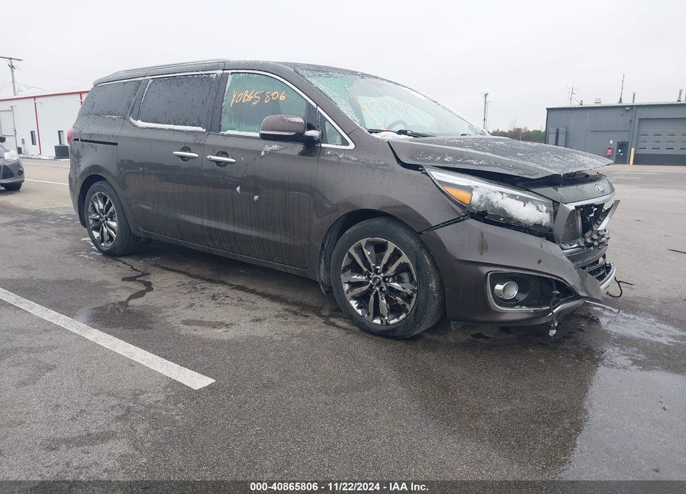 2015 KIA SEDONA SX LUXURY VIN: KNDME5C13F6038252
