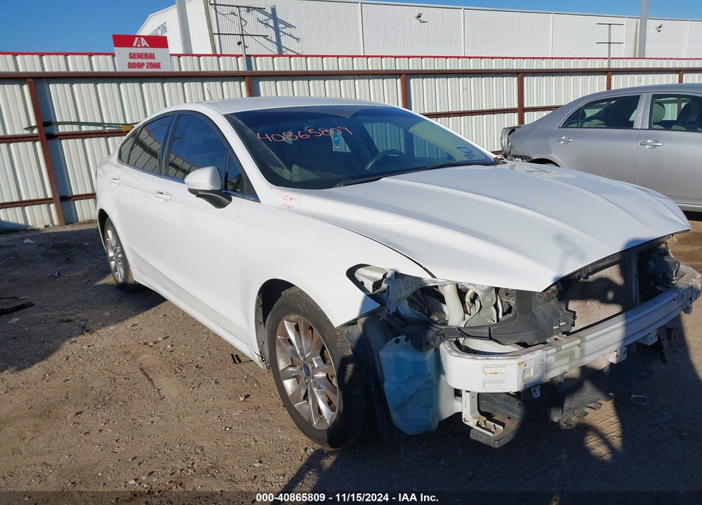 2017 FORD FUSION SE VIN: 3FA6P0H72HR146831