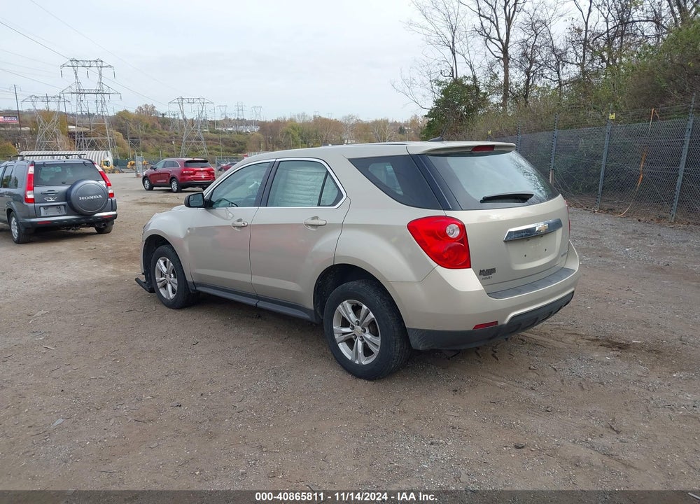 2012 CHEVROLET EQUINOX LS VIN: 2GNFLCEKXC6126706