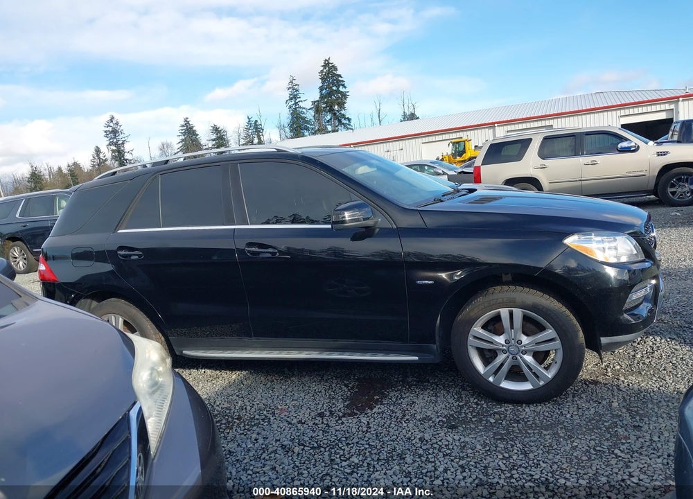 2012 MERCEDES-BENZ ML 350 4MATIC VIN: 4JGDA5HB6CA020507