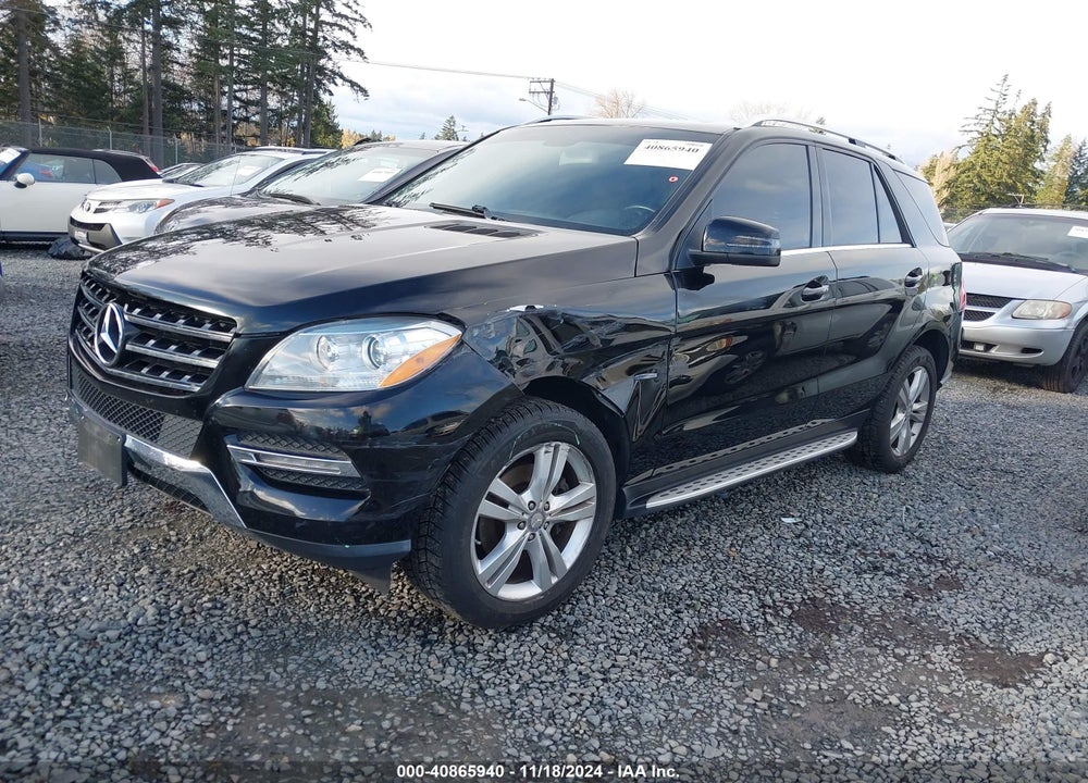 2012 MERCEDES-BENZ ML 350 4MATIC VIN: 4JGDA5HB6CA020507
