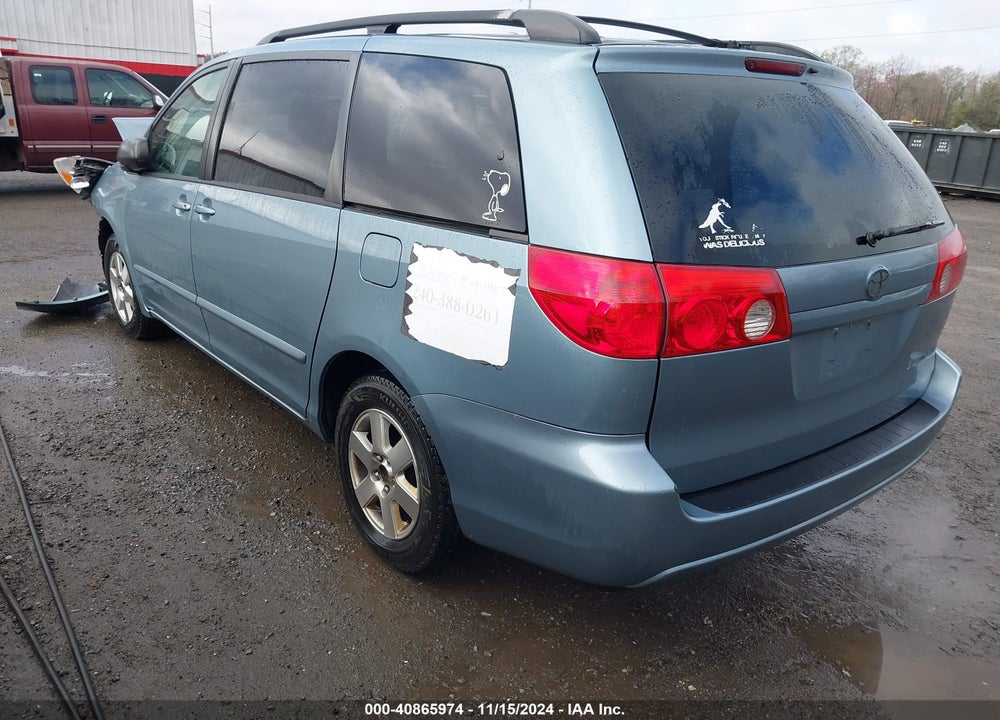 2009 TOYOTA SIENNA LE VIN: 5TDZK23C79S227750