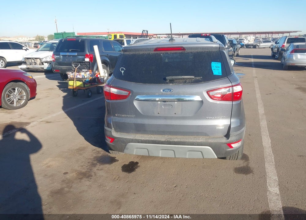 2018 FORD ECOSPORT TITANIUM VIN: MAJ3P1VE6JC203385