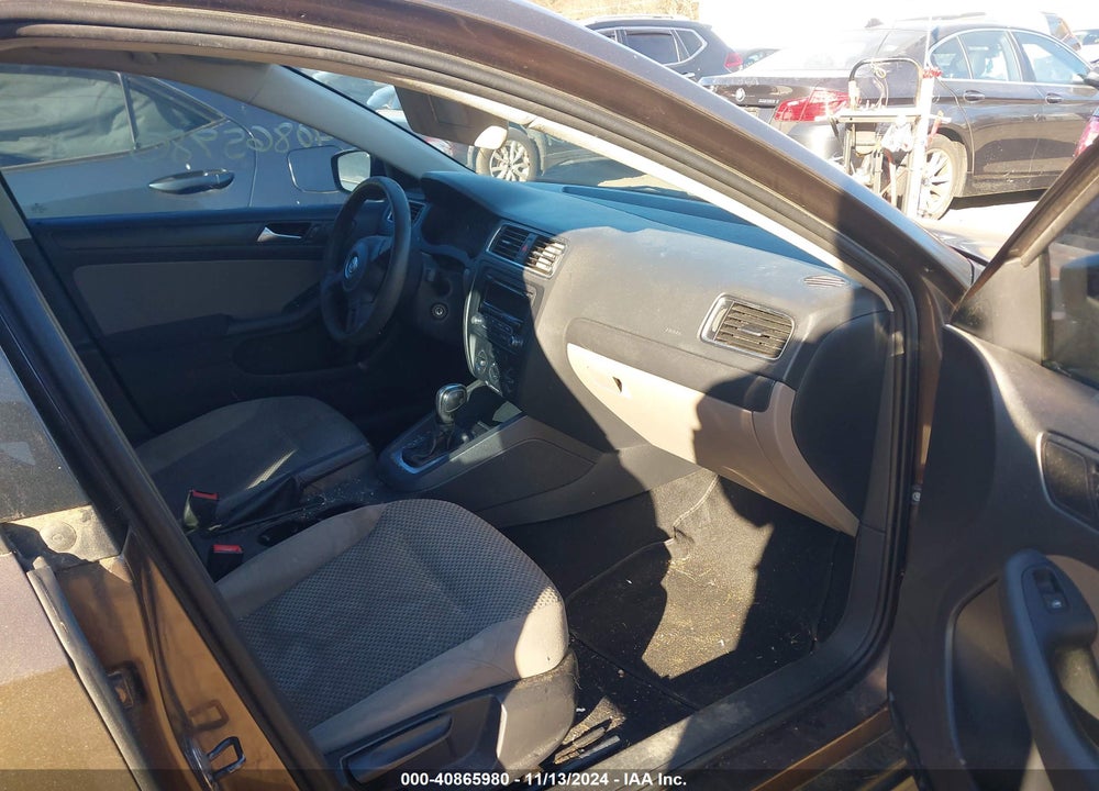 2012 VOLKSWAGEN JETTA 2.0L S VIN: 3VW2K7AJ9CM418042