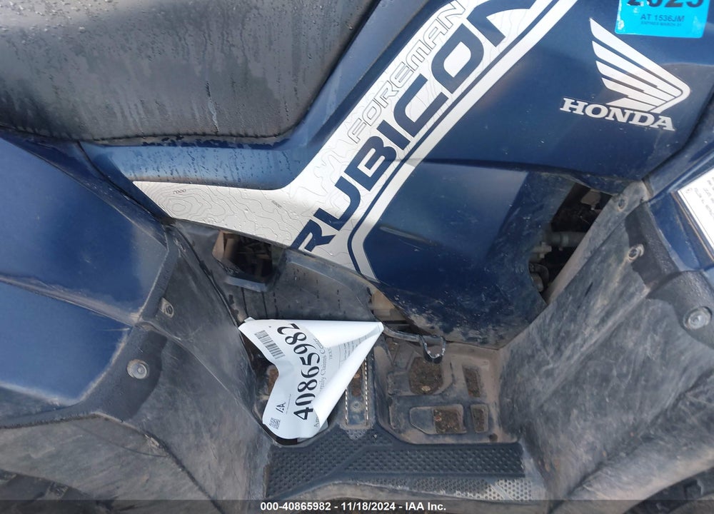 2024 HONDA TRX520 FA VIN: 1HFTE46H7R4950600