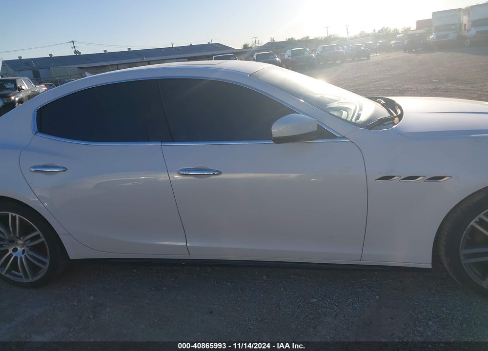 2017 MASERATI GHIBLI VIN: ZAM57XSA1H1206607