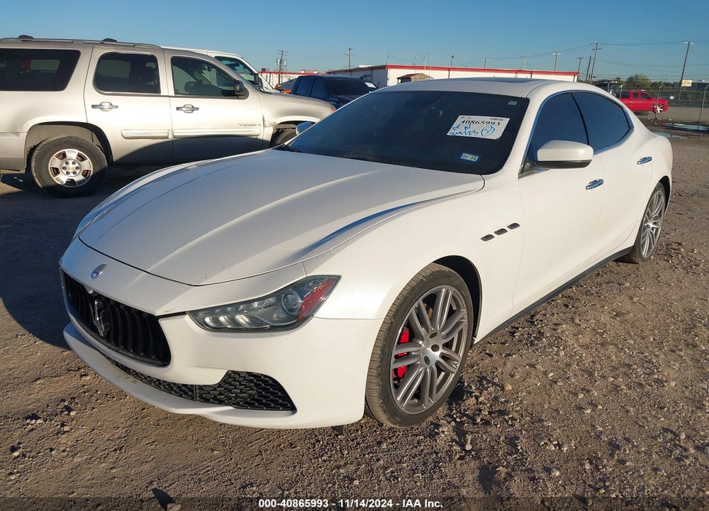 2017 MASERATI GHIBLI VIN: ZAM57XSA1H1206607
