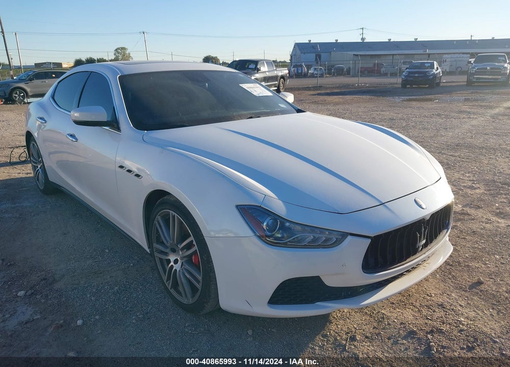 2017 MASERATI GHIBLI VIN: ZAM57XSA1H1206607