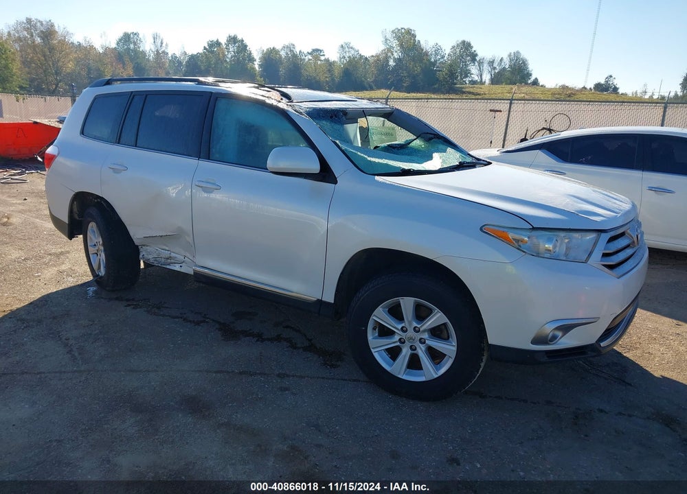 2013 TOYOTA HIGHLANDER SE V6 VIN: 5TDZK3EH5DS090489