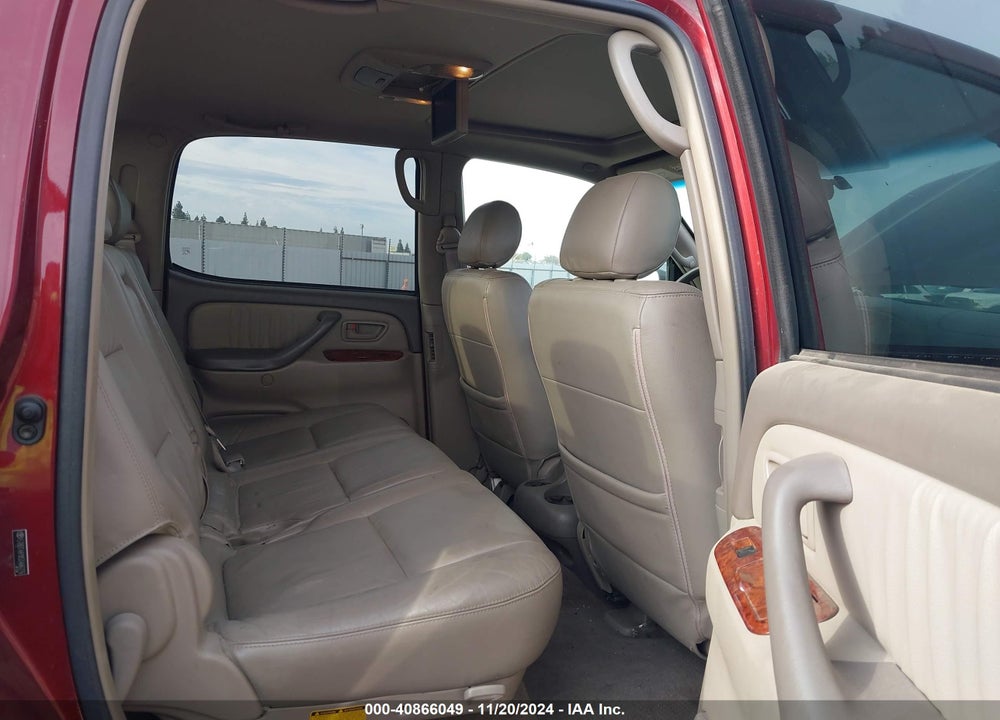 2005 TOYOTA TUNDRA LIMITED V8 VIN: 5TBDT481X5S486276