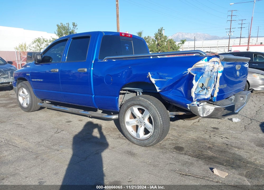2007 DODGE RAM 1500 SLT VIN: 1D7HA18247S273491
