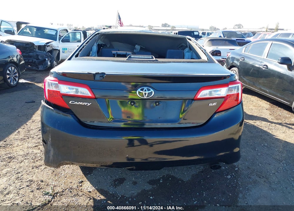 2013 TOYOTA CAMRY SE VIN: 4T1BF1FK1DU250766